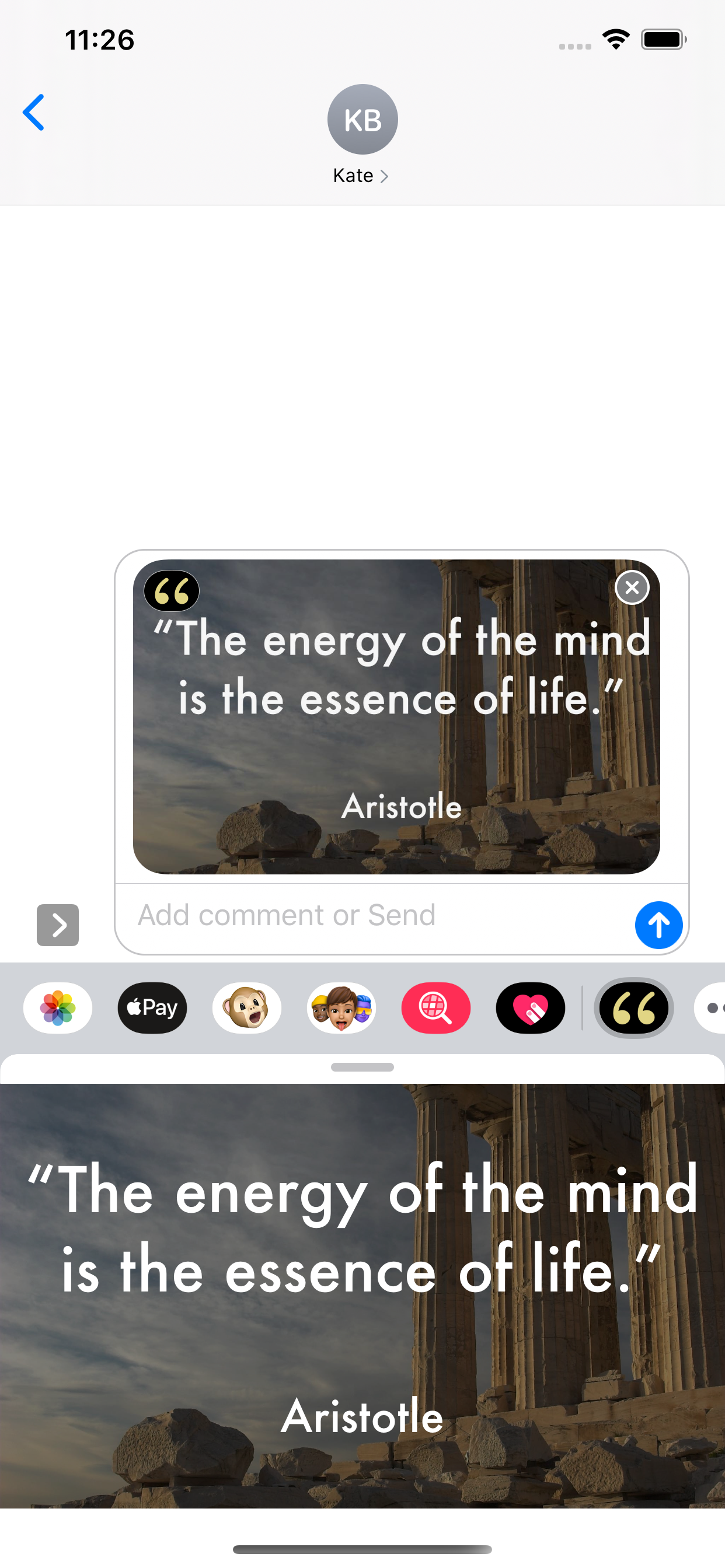 Thallo - ancient Greek quotes