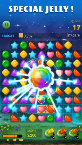 Game screenshot Jelly Star Night - Match 3 apk