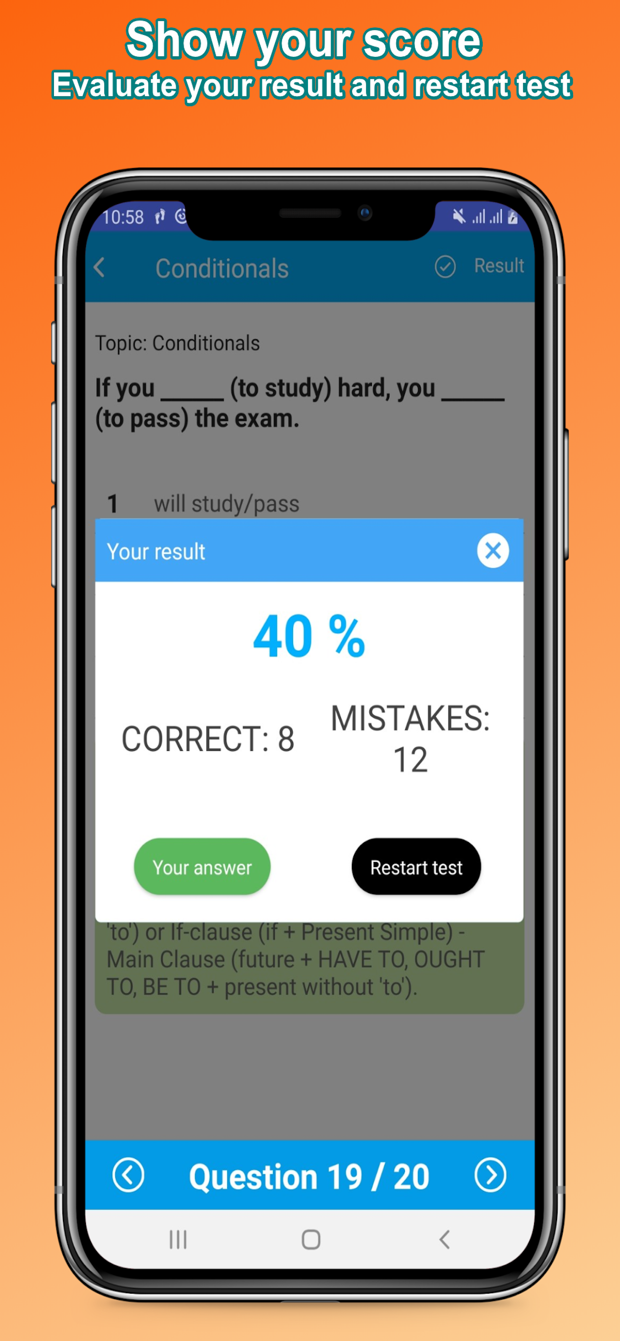 English Grammar - Grammar Test screenshot 4