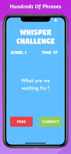Whisper Challenge - Group Game screenshot #1 for iPhone