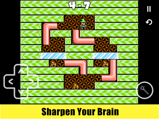 Fire & Ice Puzzles iPad screenshot
