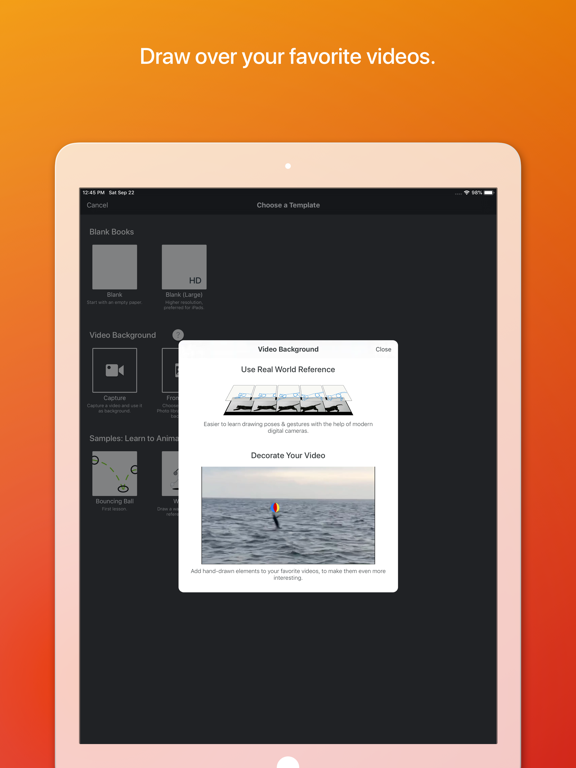 MotionBook - Draw & Animate iPad screenshot 6 - Graphics & Design app