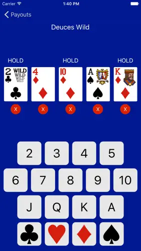 Video Poker Analyzer screenshot 1
