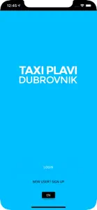 Taxi Plavi Dubrovnik screenshot #1 for iPhone