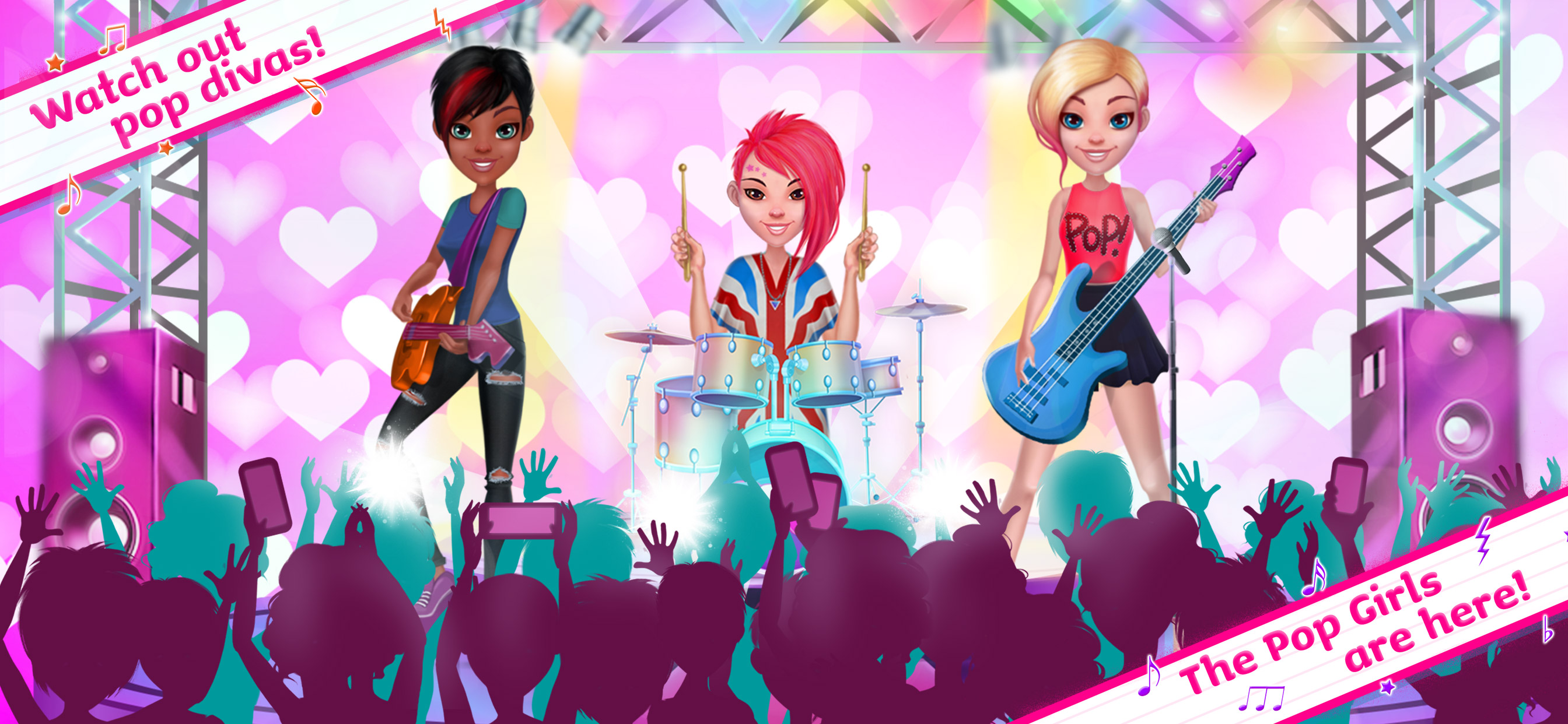 Pop Girls - High School Band