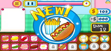 Burger shop fast food