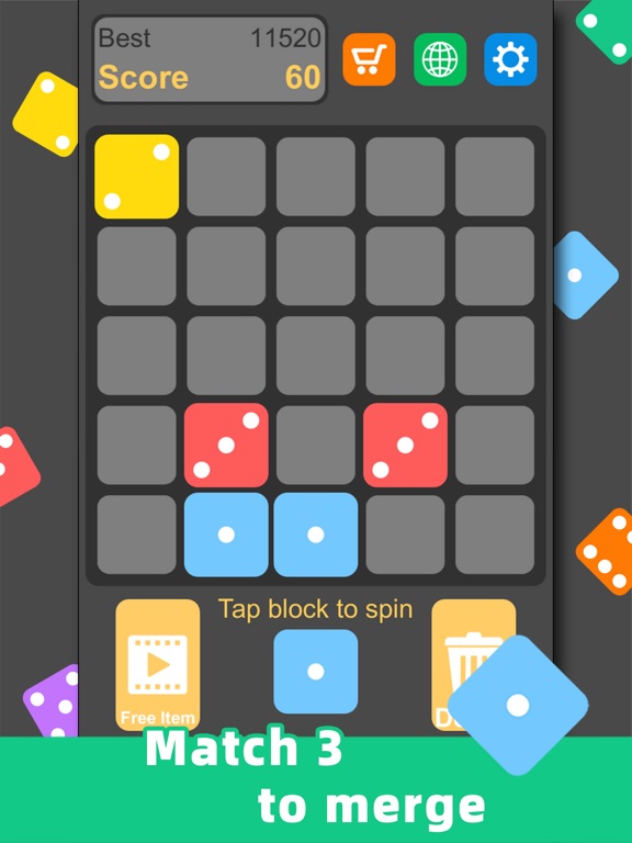 Screenshot #4 pour Match Match Dice Merge