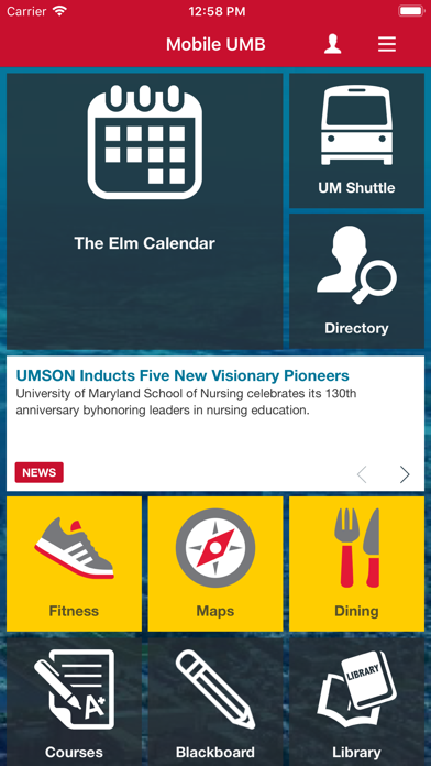 Mobile UMB Screenshot