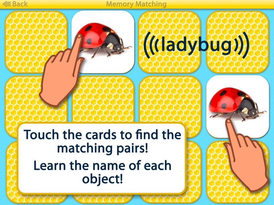 #1. Montessori Memory Matching Fun (iOS) By: Rantek Inc.