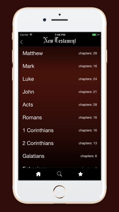 KJV Bible Version & Apocrypha Screenshot