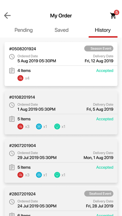 Screenshot #2 pour NOP - Nichiryo Ordering Platfo