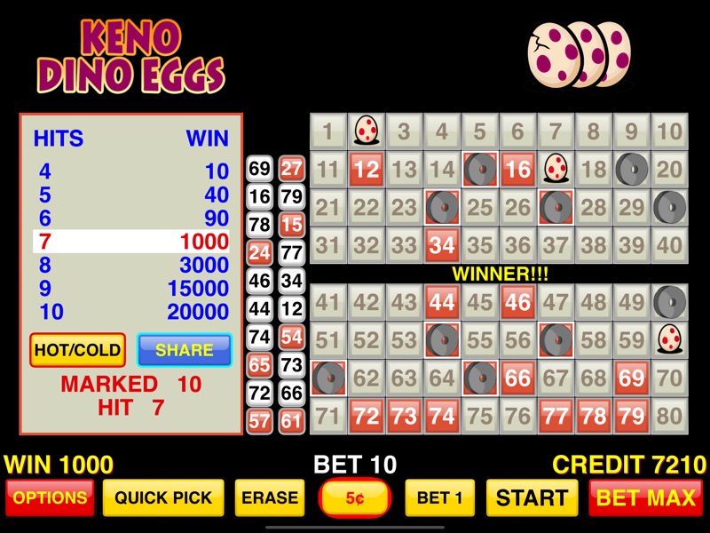 Keno Dino Eggs screenshot 8