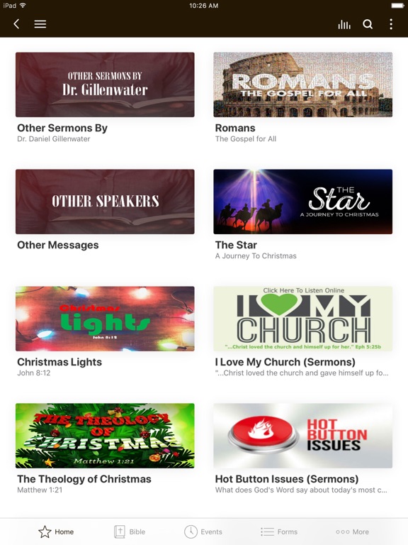 The Church at Eastern Oaks iPad screenshot 2 - Lifestyle app