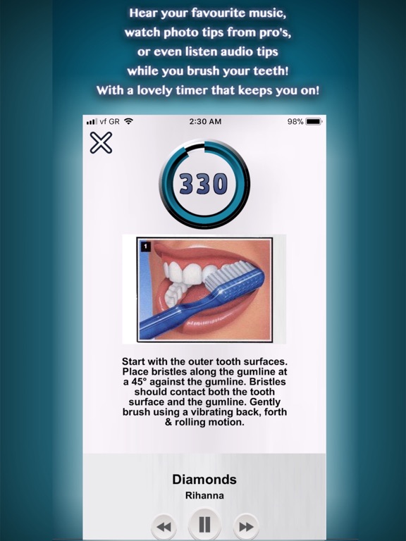 Screenshot #4 pour Teeth Brush Timer & Alarm