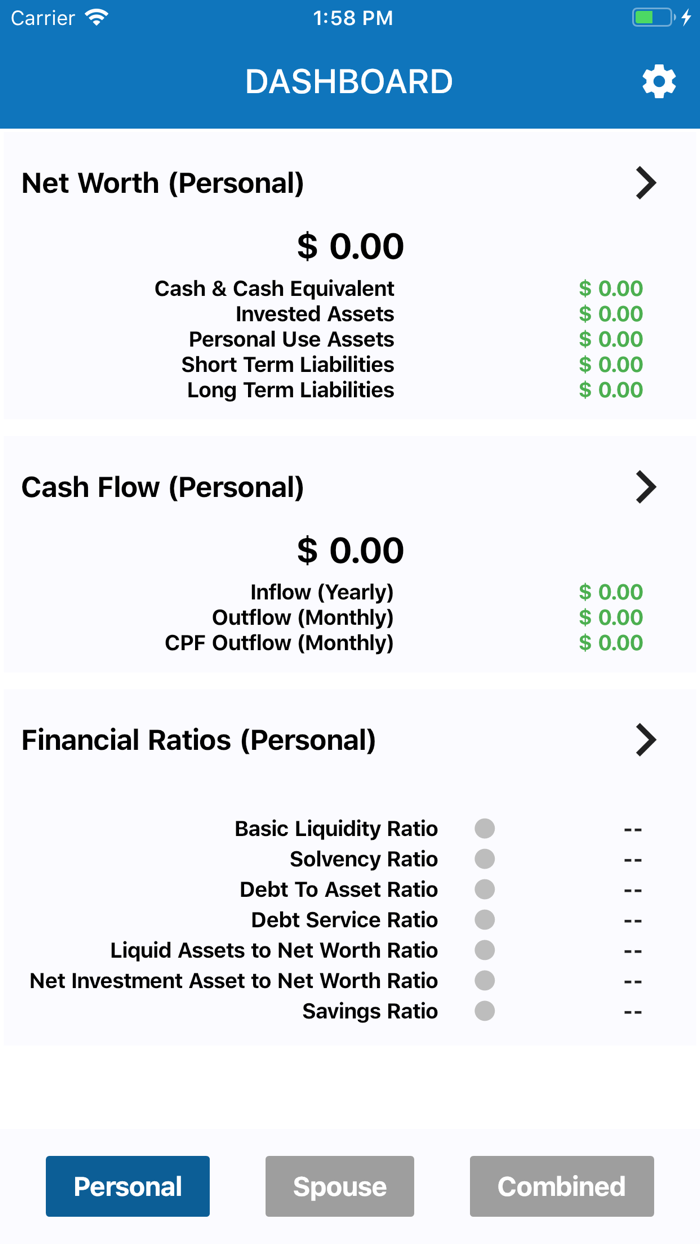 Financial Ratios Calculator