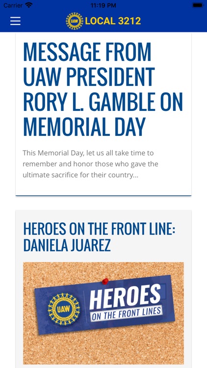 UAW LOCAL UNION 3212 screenshot-3