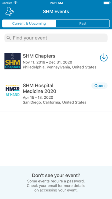 How to cancel & delete SHM Events from iphone & ipad 1