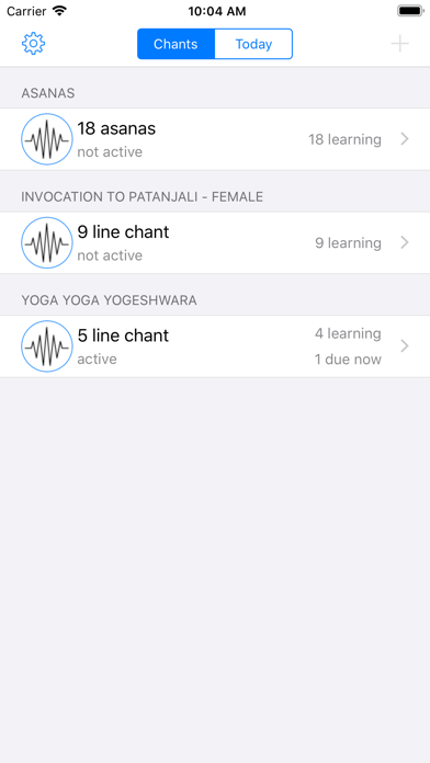 Screenshot #1 pour Yoga Chants