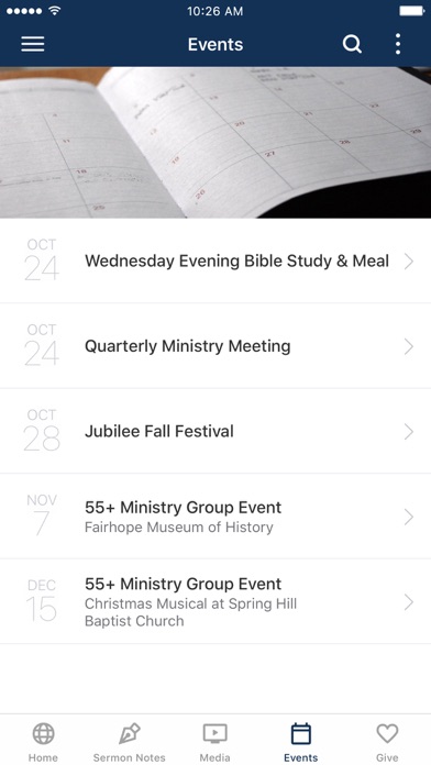 Jubilee Baptist Church screenshot 3