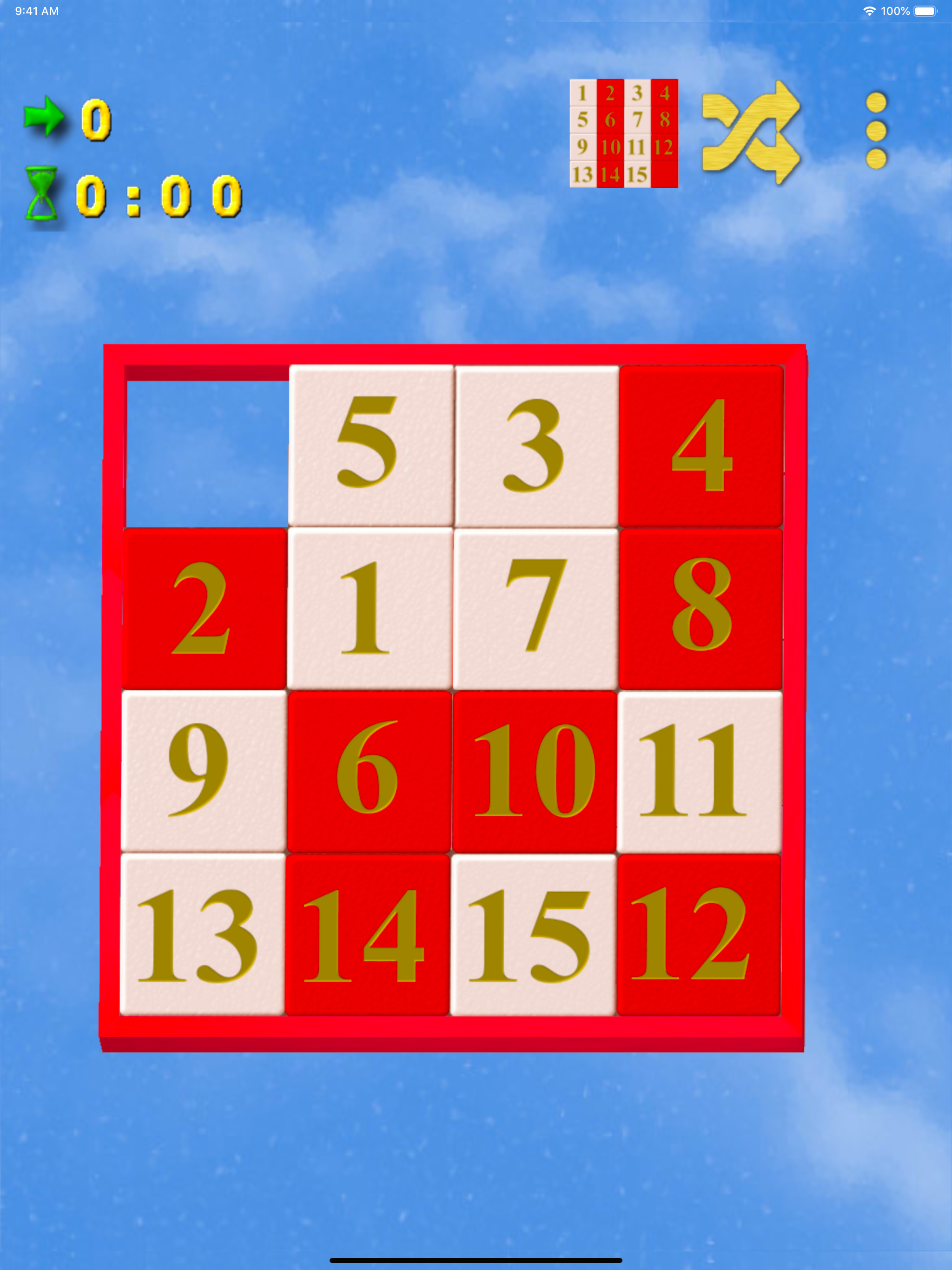 Fifteen puzzle!