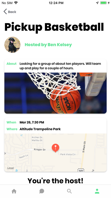 CatchUs - Events near you iPhone screenshot 2 - Lifestyle app