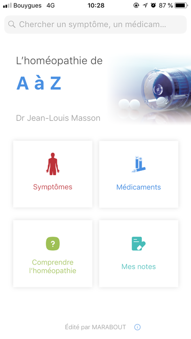 Screenshot #1 pour L’Homéopathie de A à Z