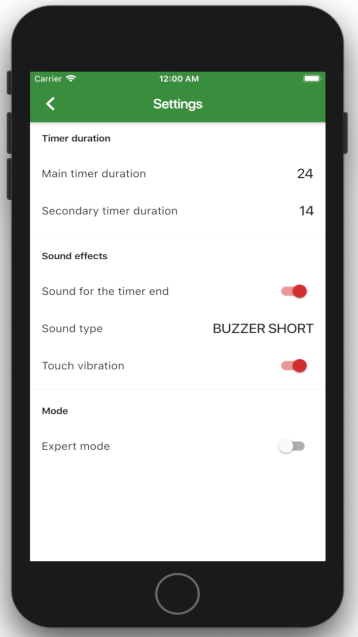 iPhone screenshot