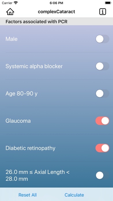 complexCataract iPhone screenshot 3 - Medical app