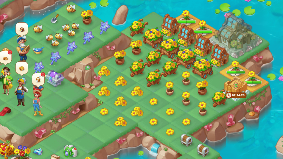 #5. Merge Village (iOS) Bởi: Shooting Puzzle Game Limited