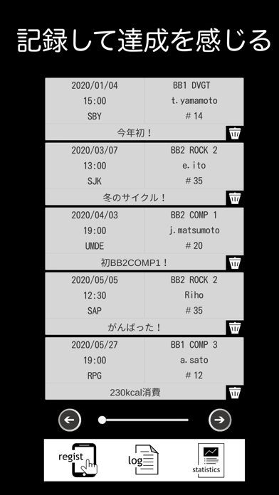 FeelLog FEELCYCLE記録用アプリのおすすめ画像2