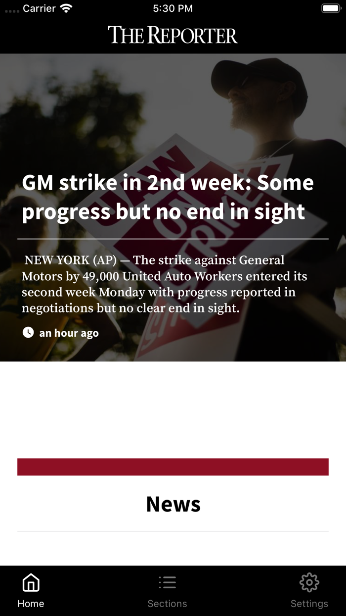 The Reporter for Mobile