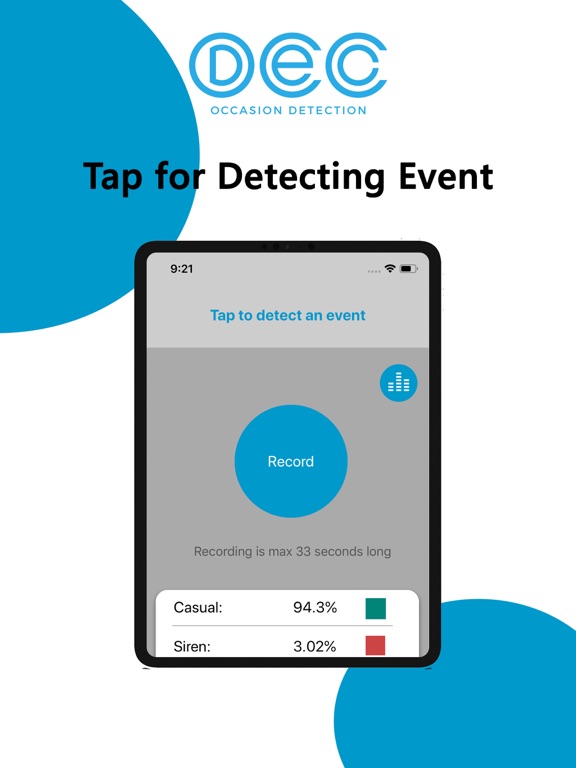 Screenshot #4 pour OCCDEC Occasion Detection