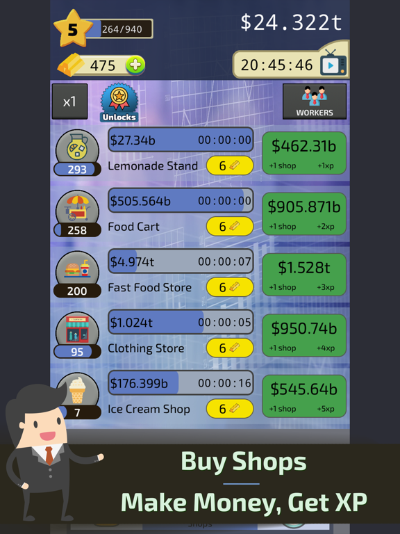 Screenshot #4 pour Clicker Business Tycoon