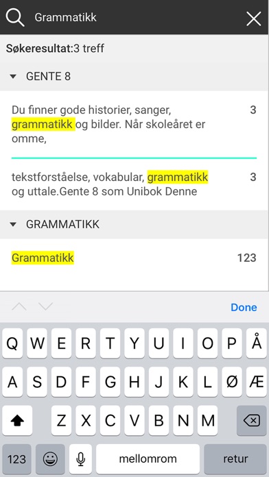 Unibok Screenshot