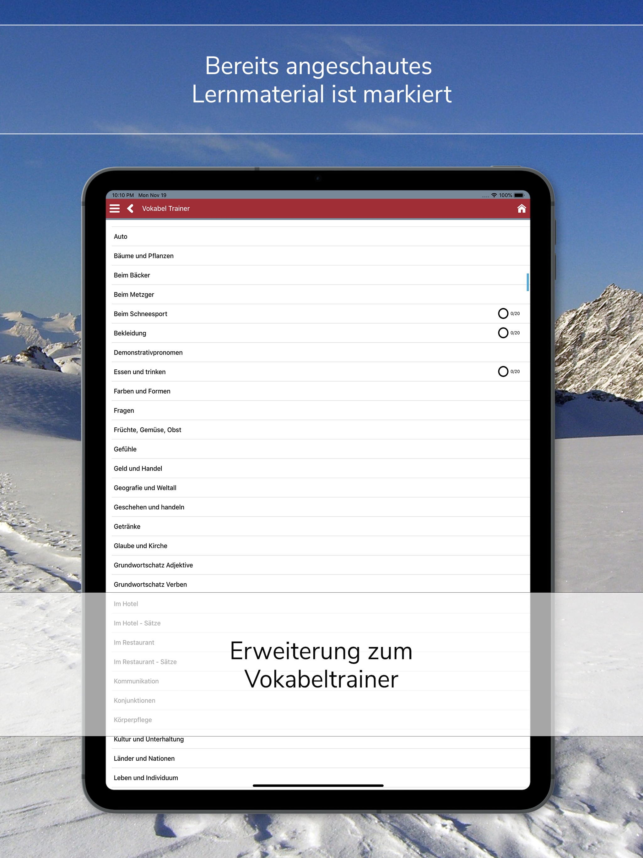 Romontsch Sursilvan Aussprache screenshot 18