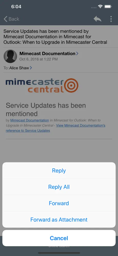 Mimecast Mobile