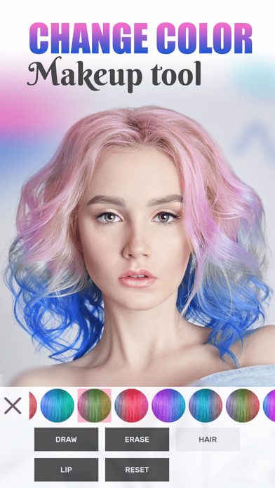 Hair Dyes - Magic Salon Screenshot