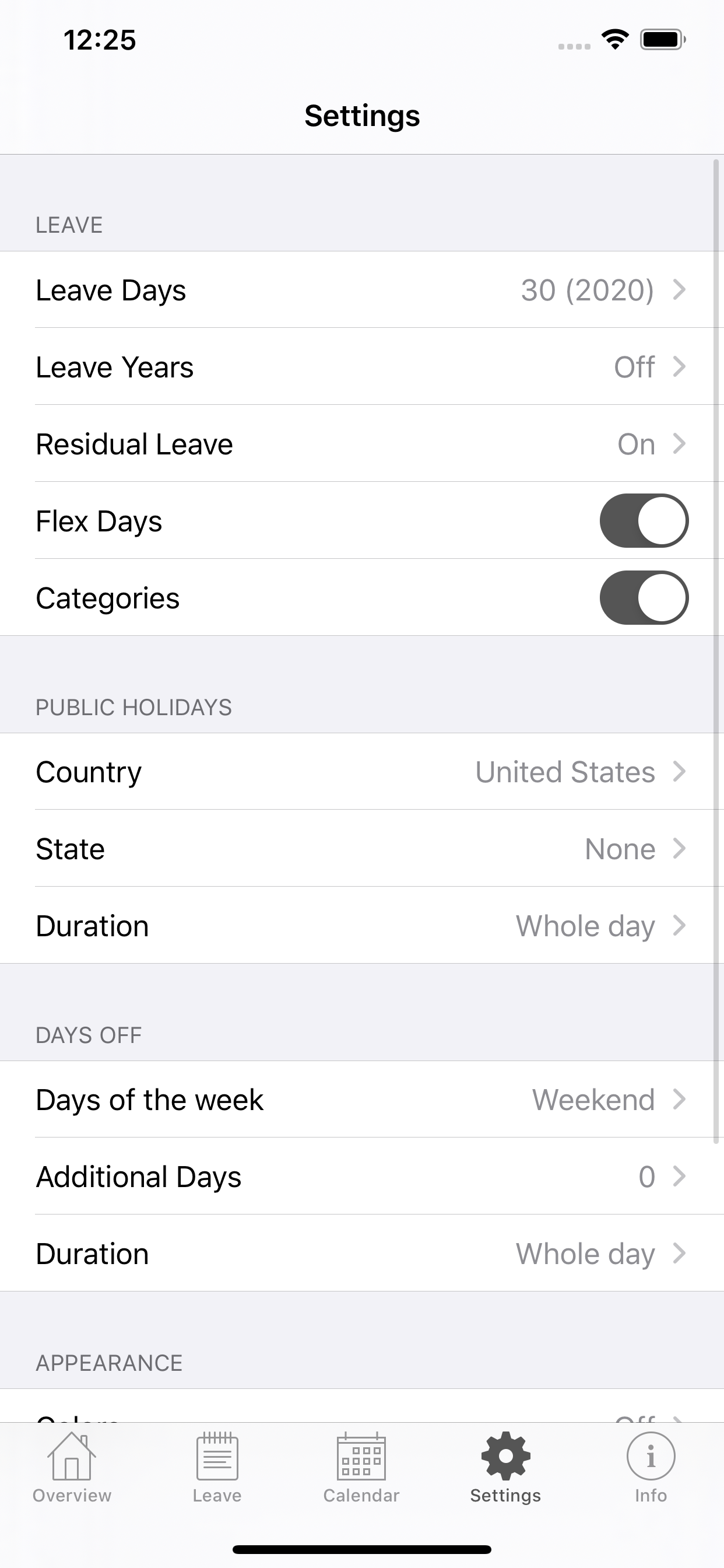 Annual Leave