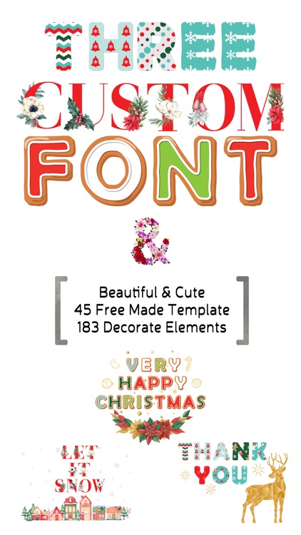 Merry Christmas - Custom Font