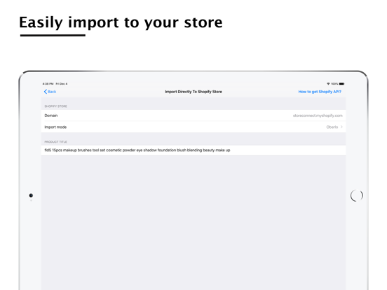 Screenshot #6 pour Store Connect for Shopify