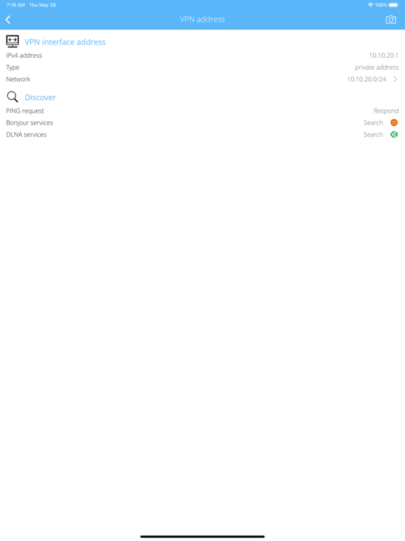 VPN Info iPad screenshot