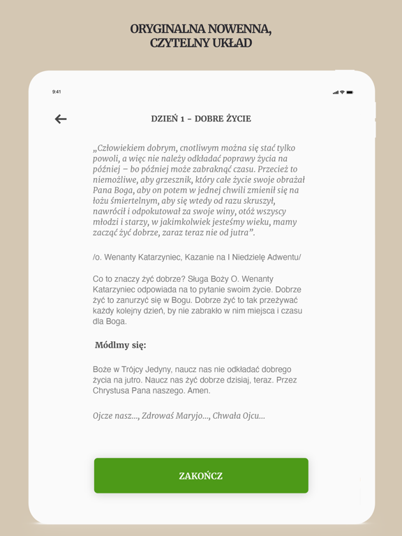 Nowenna o Wenantego Katarzyńca iPad screenshot 3 - Lifestyle app