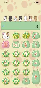 Calculator of cute cats screenshot #2 for iPhone