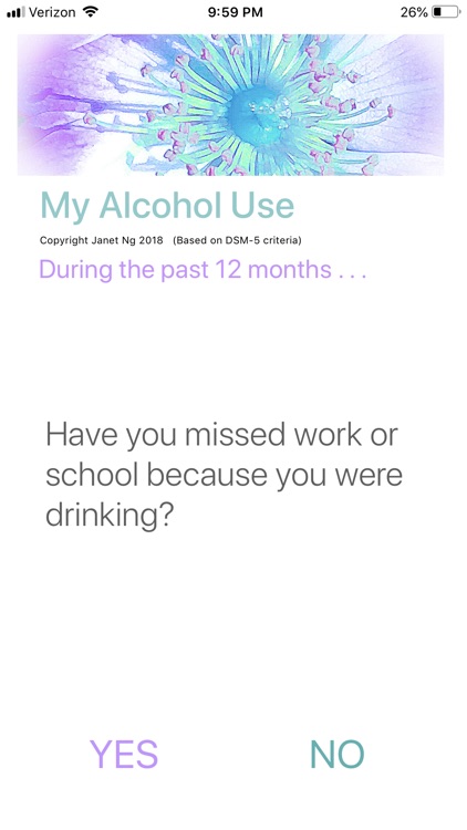 My Alcohol Use (Assessment)