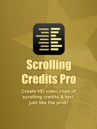 Scrolling Credits Pro ipad bilder 0