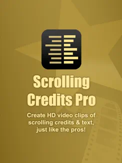 Scrolling Credits Pro iPad image 1