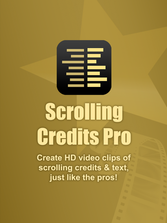 Screenshot #4 pour Scrolling Credits Pro