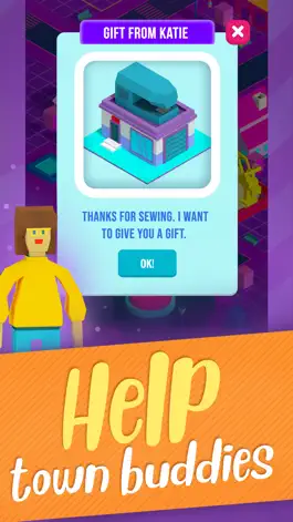 Game screenshot Retro Button Town apk