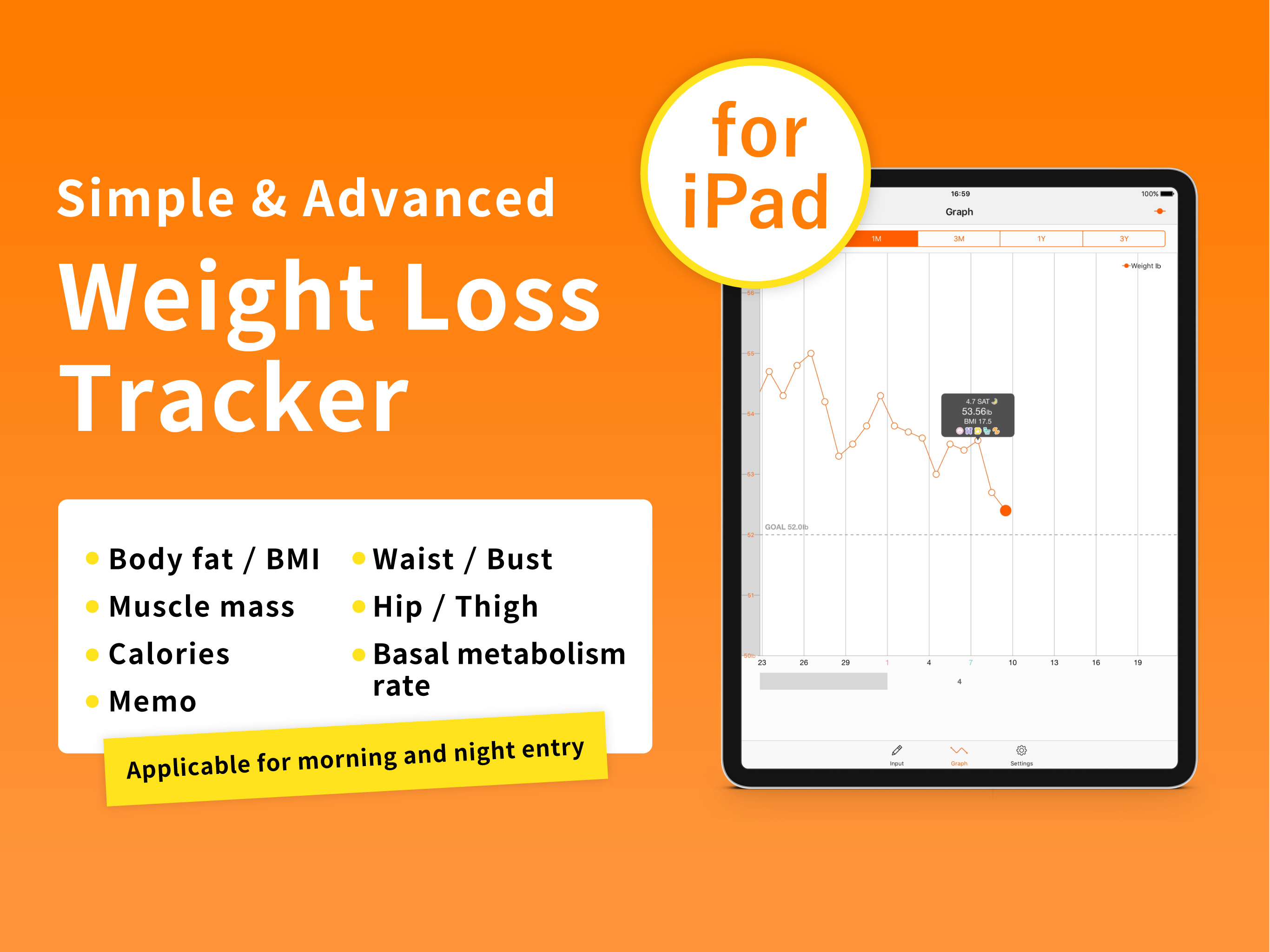 Track your body weight and fat screenshot 5
