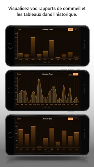 Capture d'écran de Snore Control Suivi Ronflement sur iPhone 5